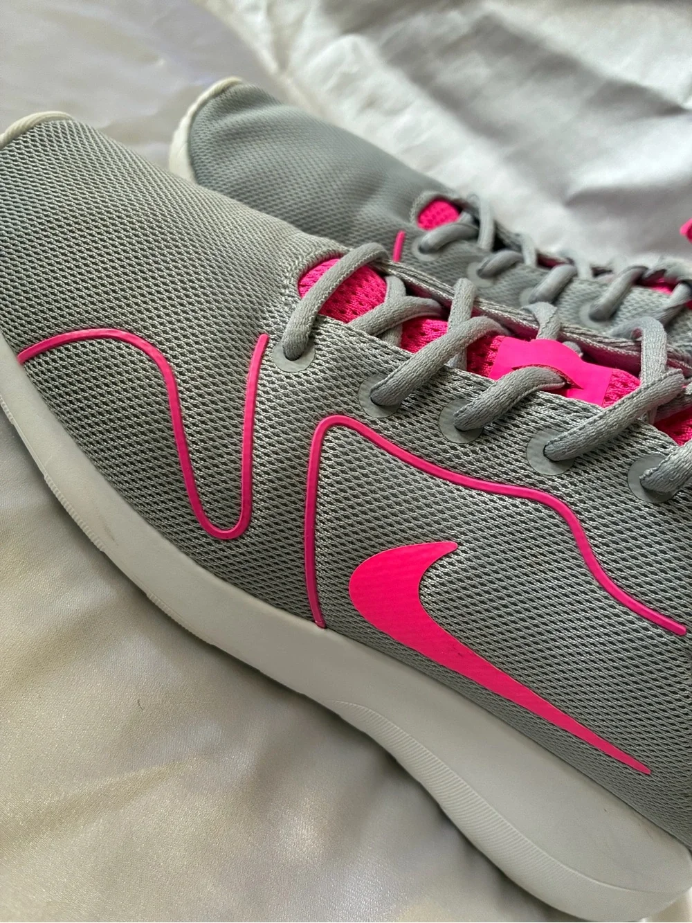 Nike Kaishi 2.0 Grey Pink White Sneakers Shoes 833666-051 Women’s 8.5